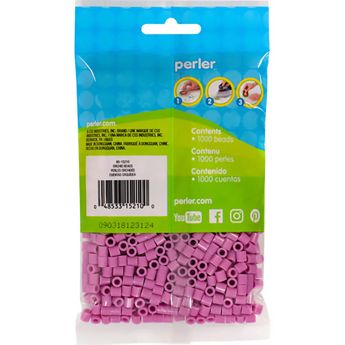 1,000 Perler Beads - Orchid - Image 3