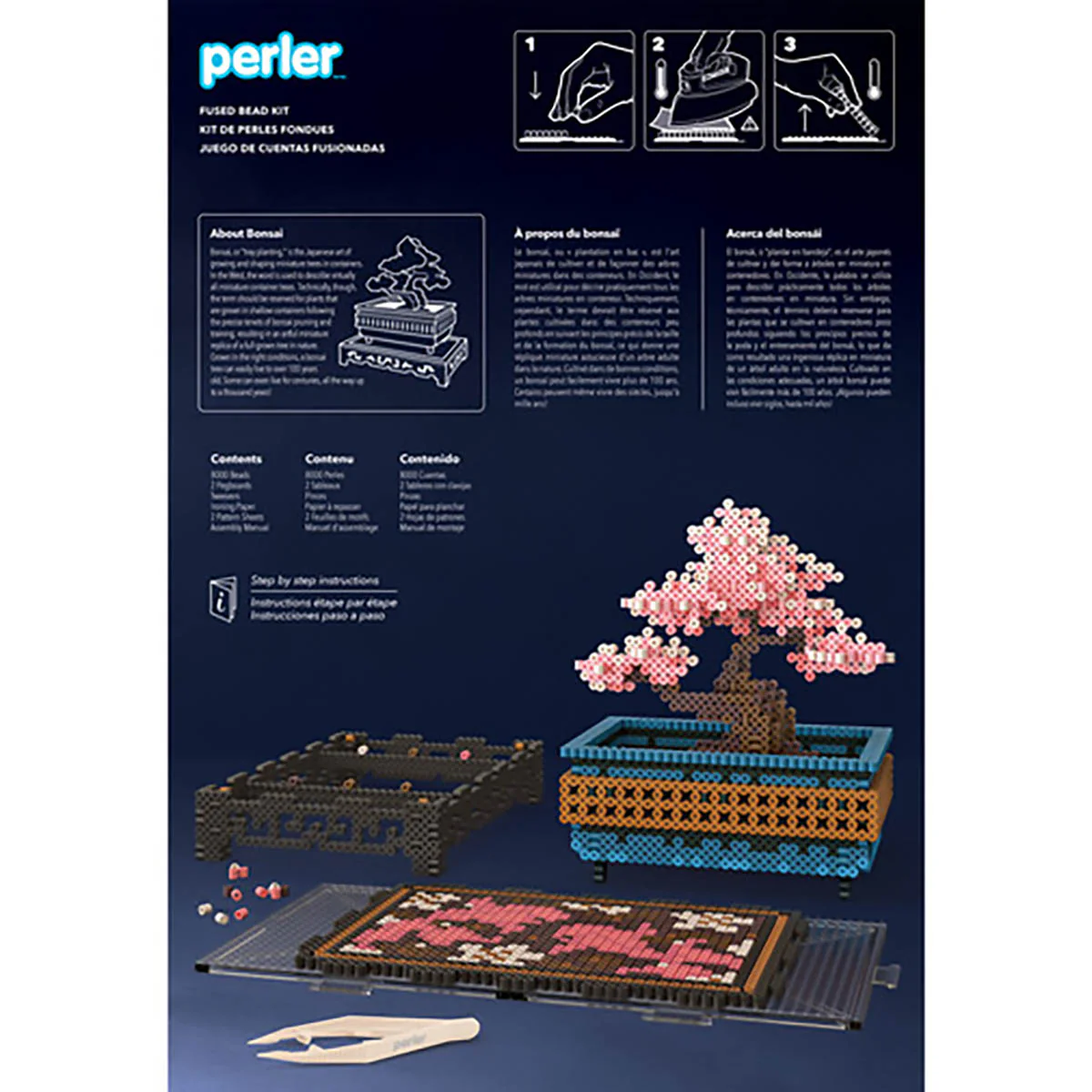 Perler 3D Cherry Blossom Bonsai Fused Bead Activity Kit - Image 7