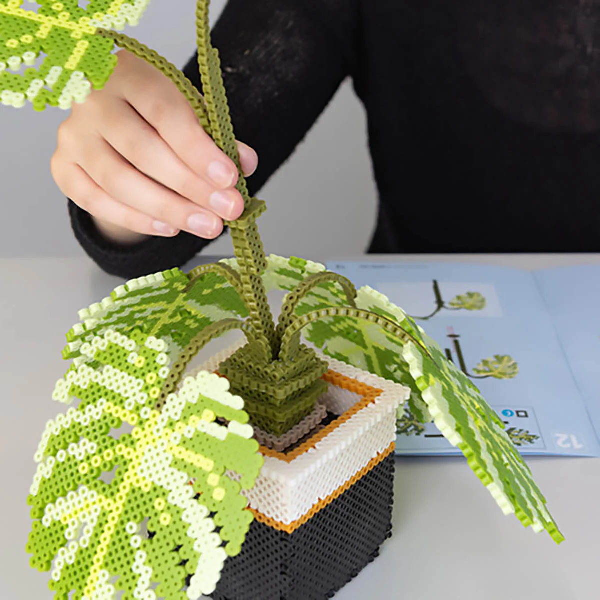 Perler 3D Monstera Plant Fused Bead Activity Kit - Image 4