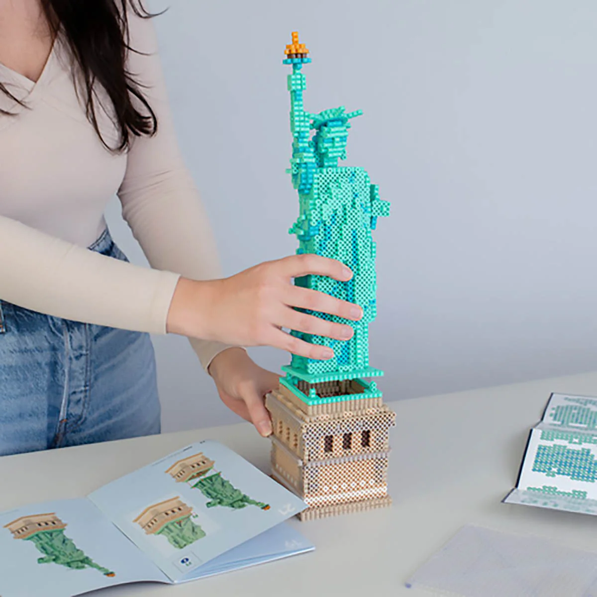 Perler 3D Statue of Liberty Fused Bead Kit - Image 3