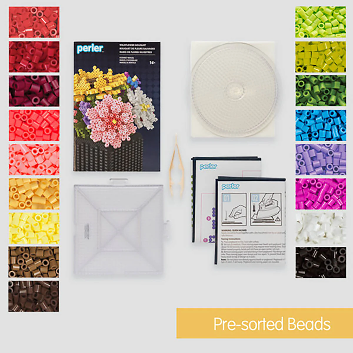 Perler 3D Wildflower Bouquet Fused Bead Activity Kit - Image 6