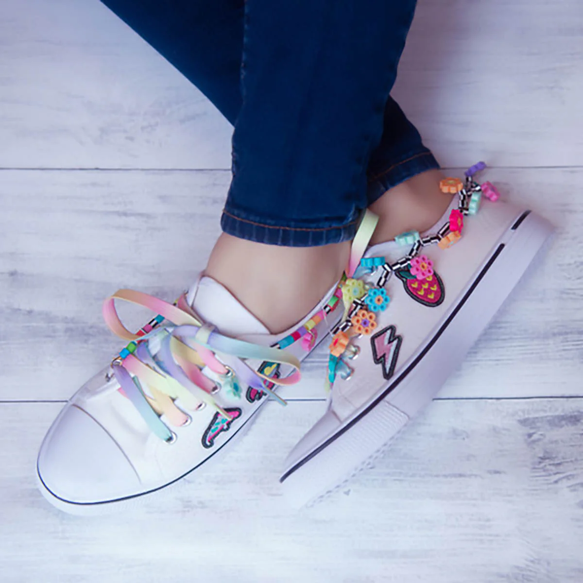 Perler Bead D.I.Y. Shoe Decoration Activity Kit - Image 4