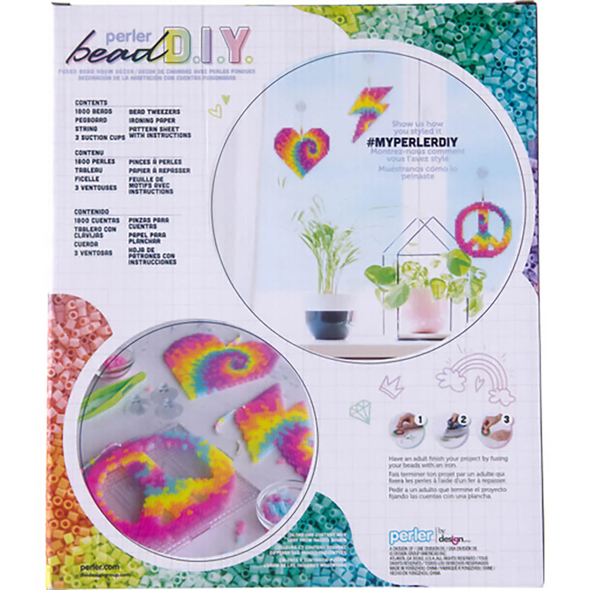 Perler Bead D.I.Y. Suncatcher Tie Dye Activity Kit - Image 6