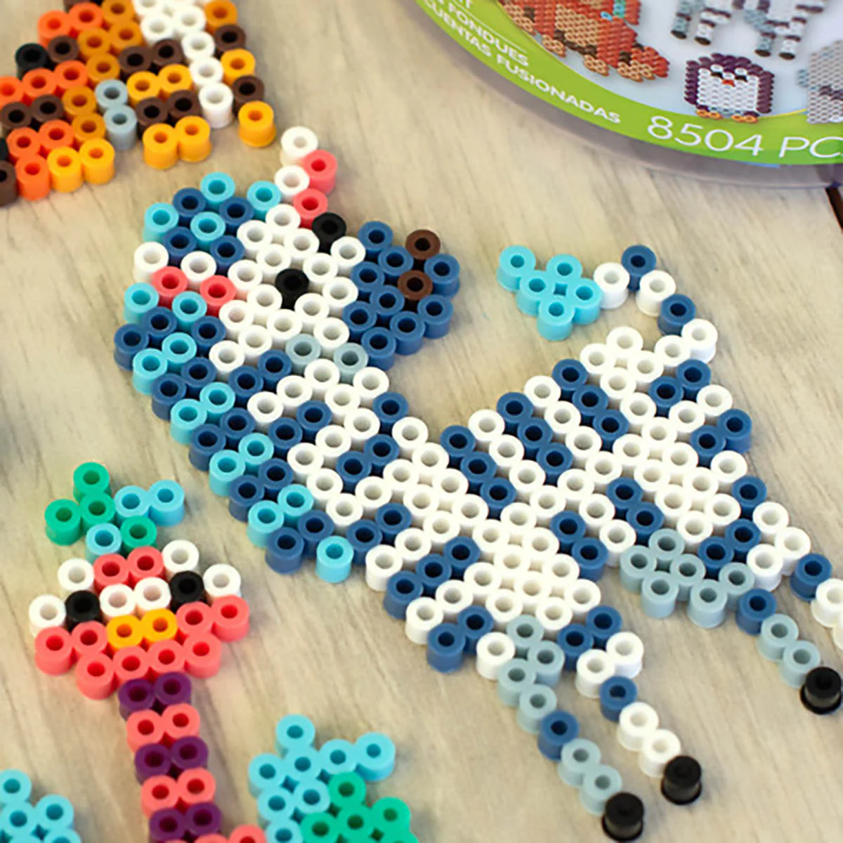 Perler Day at the Zoo Fused Bead Activity Bucket - Image 3