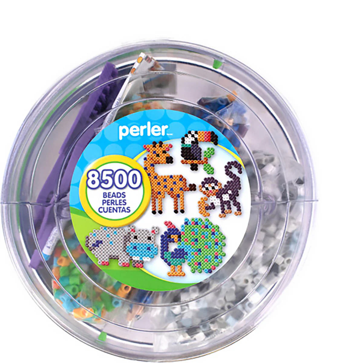 Perler Day at the Zoo Fused Bead Activity Bucket - Image 5