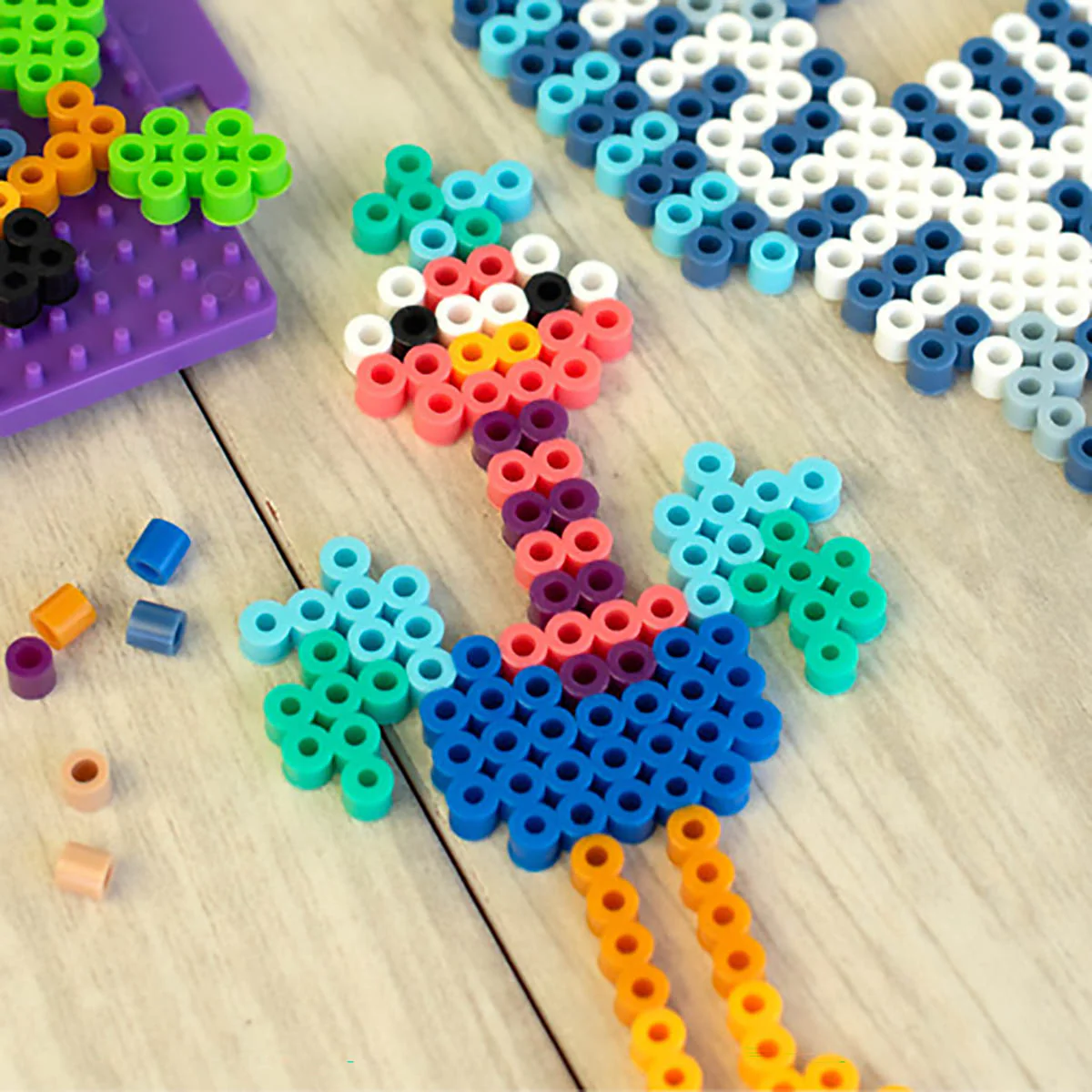 Perler Day at the Zoo Fused Bead Activity Bucket - Image 6