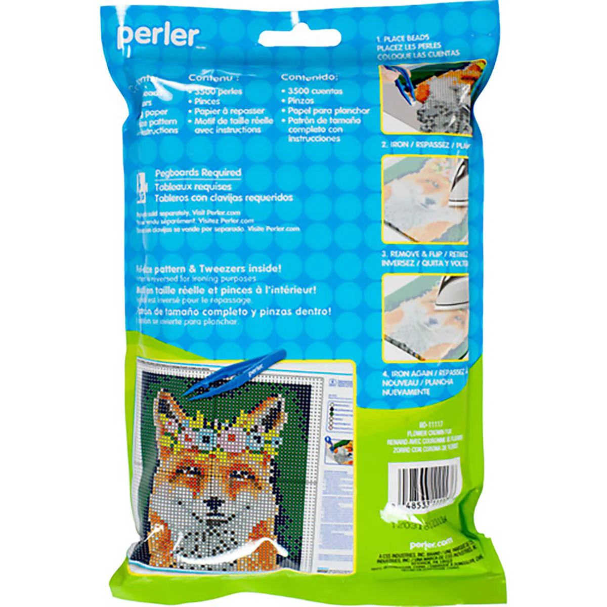 Perler Flower Crown Fox Activity Kit - Image 4