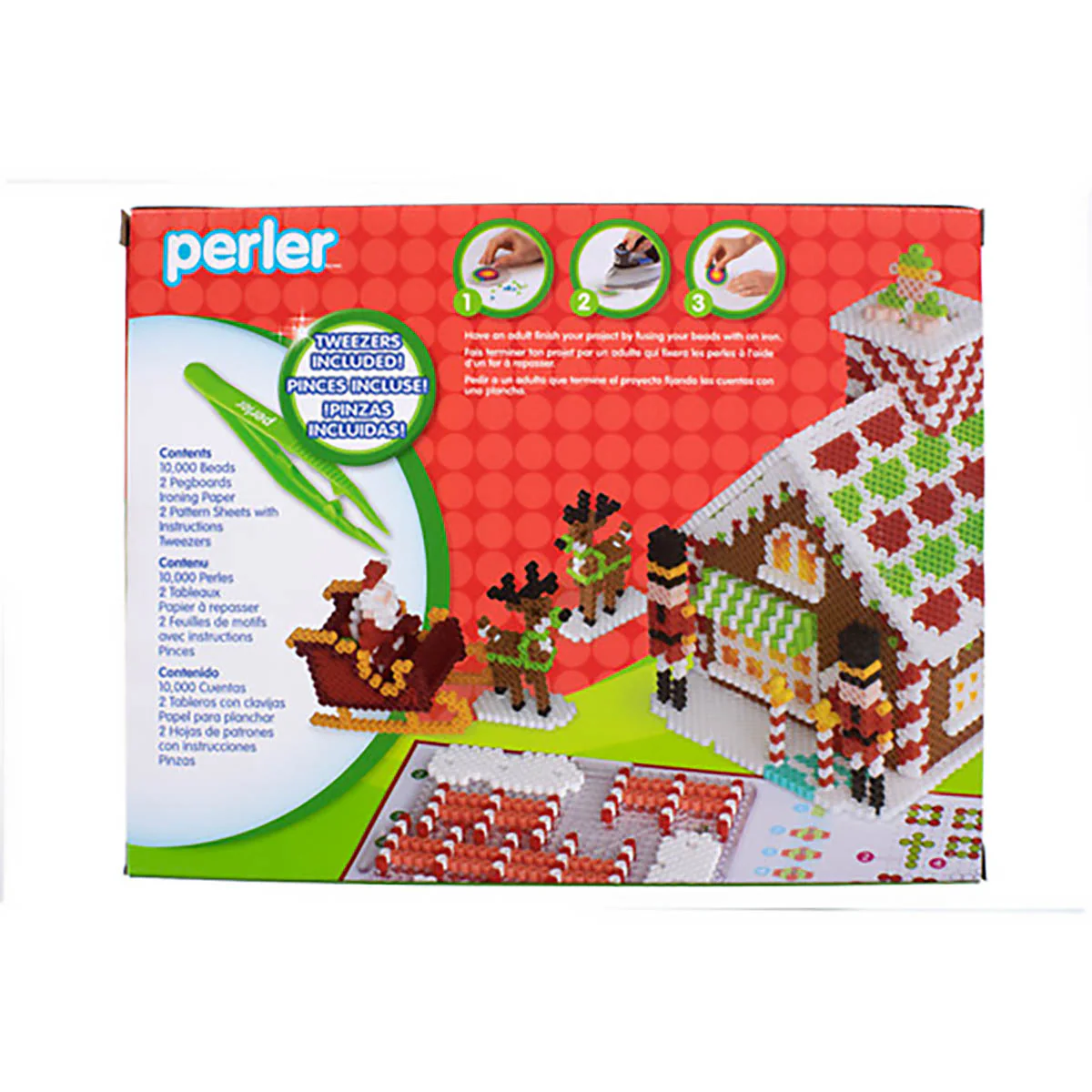 Perler Santa's Workshop Gingerbread House Kit - Image 4