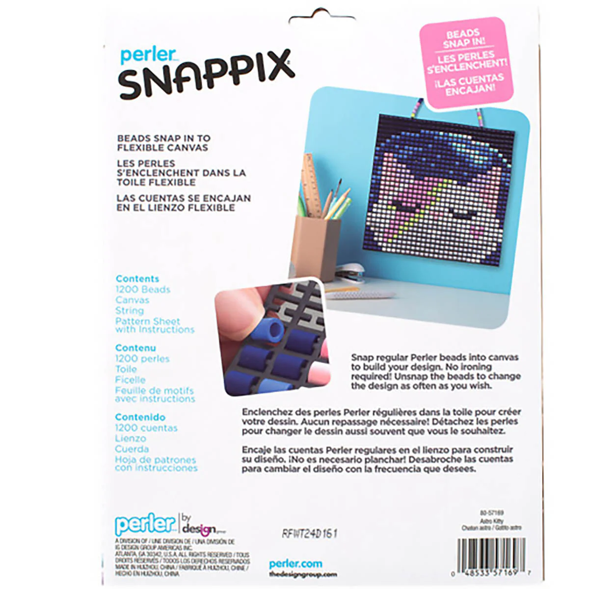 Perler Snappix Astro Kitty Kit - Classic Beads - Image 7
