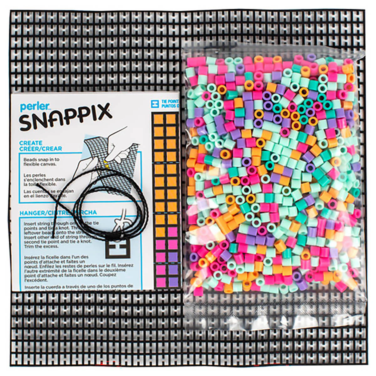 Perler Snappix XO Heart Kit - Classic Beads - Image 4
